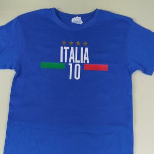 maglietta stampata nazionale italiana