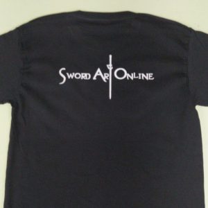 maglietta stampata sword art online